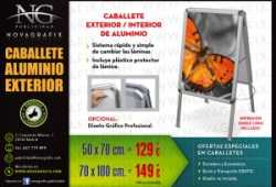 Caballetes publicitarios