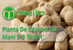 meelko Planta De Cáscara De Maní 2-3 Ton/H