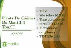 meelko Planta De Cáscara De Maní 2-3 Ton/H