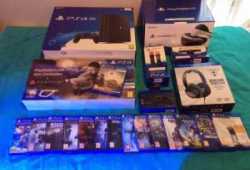 nuevo Sony PS4 1TB Pro Console con 8 juegos €150