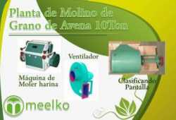 Planta de Molino de Grano de Avena 10Ton