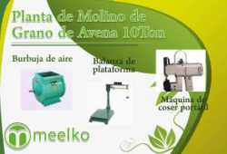 Planta de Molino de Grano de Avena 10Ton